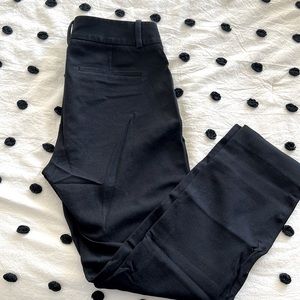Black skinny slacks Jcrew